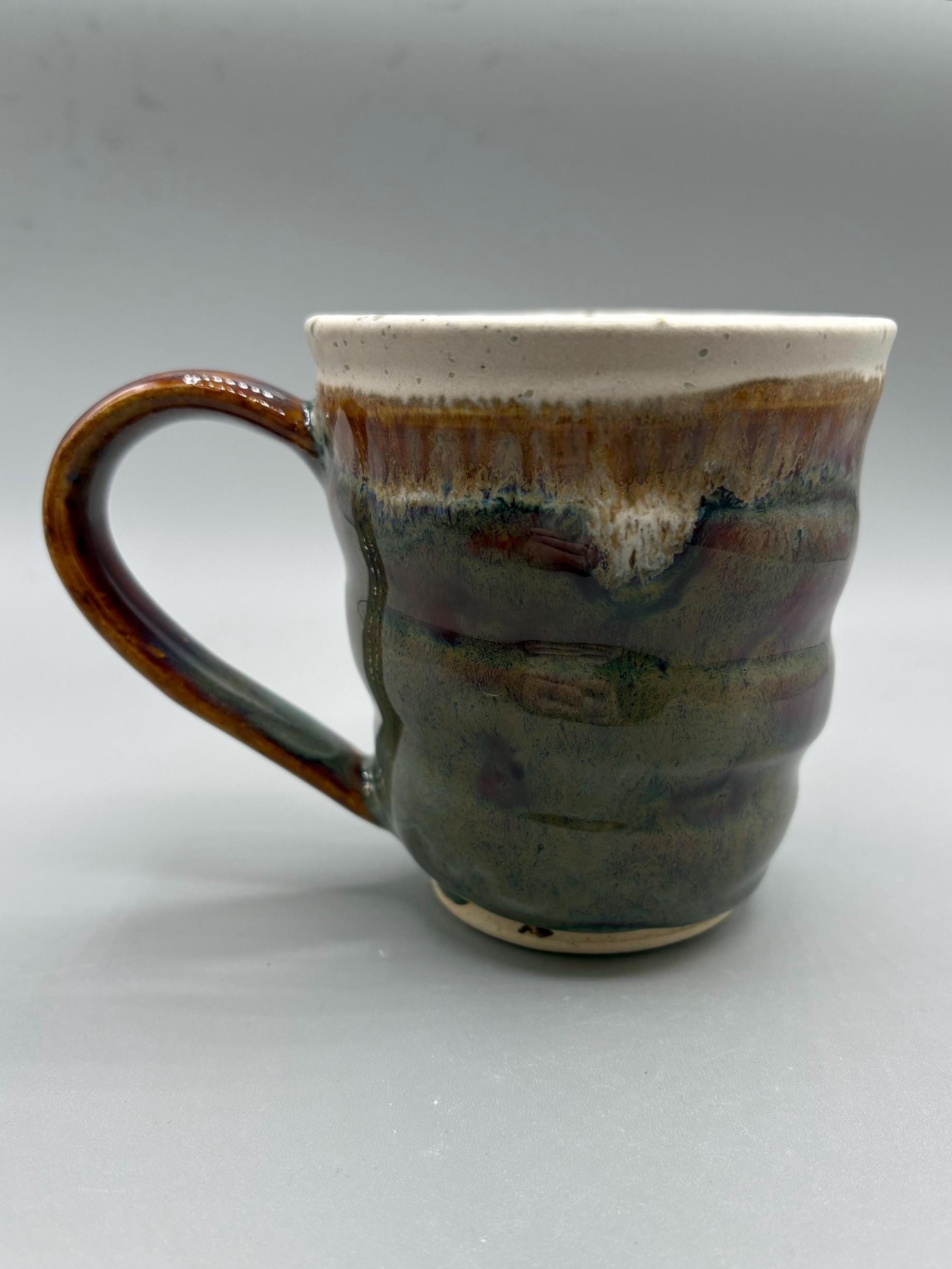 Handmade Ceramic Coffee Mug - 14 oz