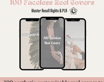 100 ästhetische Bandabdeckungen | Instagram Vorlagen (MRR & PLR)