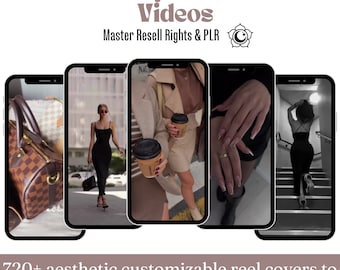 720+ Luxus Feminine Instagram Rollen: MRR & PLR (Bearbeitbare Vorlage)