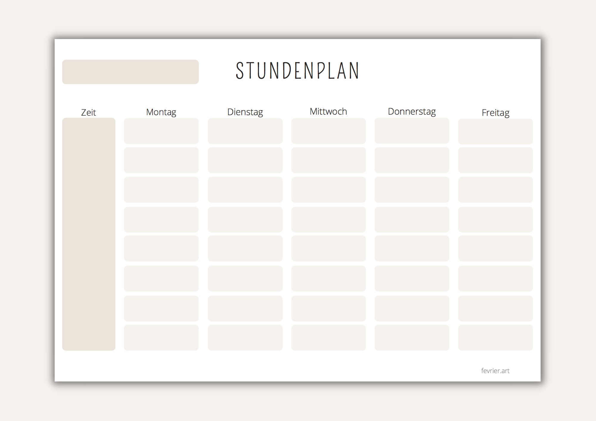 Stundenplan / Download / A4 / School / Life / Study - Etsy.de