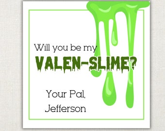 Valentine's Gift Tags | VALENTINE Tag | Boy Tag | Green Tag | Ready to Print Tag | Classroom Gift Tag | Valentine's Day Tag | Custom Tag