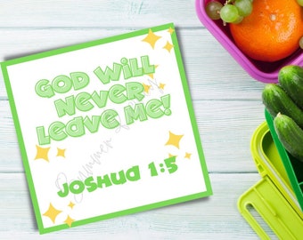 Children affirmation cards | Bible verse cards | DIGITAL bible verses | daily bible verse | printable cards for kids |lunchbox cards