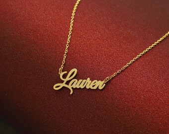 Name Necklace, Custom Necklace, Gifts For Her, Personalized Gifts, Silver Necklace, Dainty Necklace, Personalized Necklace, Christmas Gift