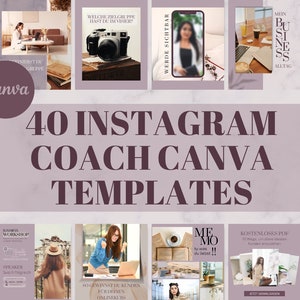 Instagram Post Templates | Minimalist Instagram Post Template | Coaching Business Instagram Canva Template | Canva Instagram Templates