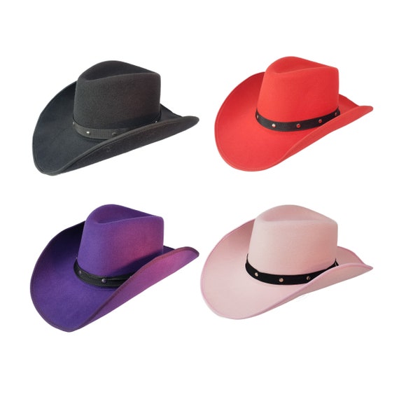 Fidra Felt Cowboy Hats With Chin Cord 4 