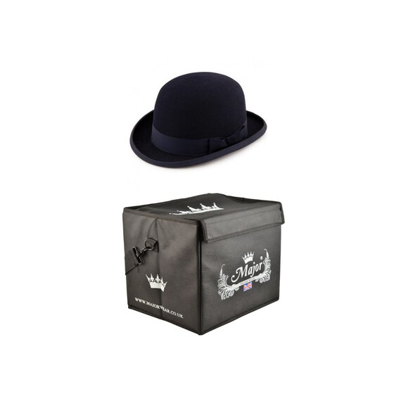 Top Quality : S-XXL FAST POST Black Wool Felt Bowler Hat Accessories Hats & Caps Formal Hats Bowler Hats Satin Lined 