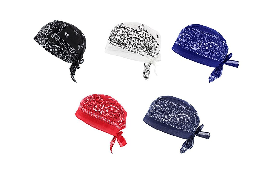 Bandana Zandana Alsino 100% Cotone - Fazzoletto Da Collo 54x54 Cm, Motivi Cachemire - Foto 9