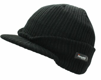 Scruffs Peaked Beanie Hat Black Insulated Warm Thermal Winter Stylish Peak Cap Scruffs Peaked Beanie Hat Black Insulated Warm Thermal Winter Stylish Peak Cap