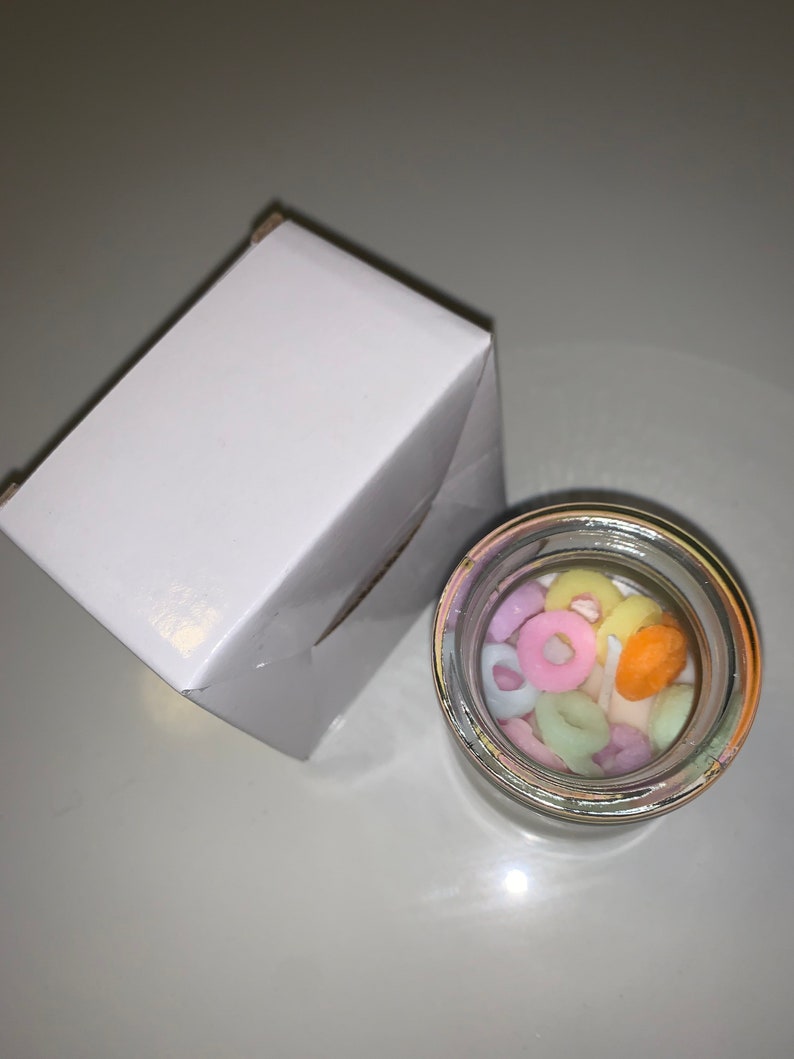 Fruit Loops Candle Dessert Candle Cereal Candle Gift for Etsy