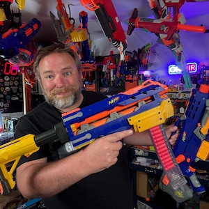 Nerf Longshot CS-6 Front Blaster FlyCore Mount and Mod Parts