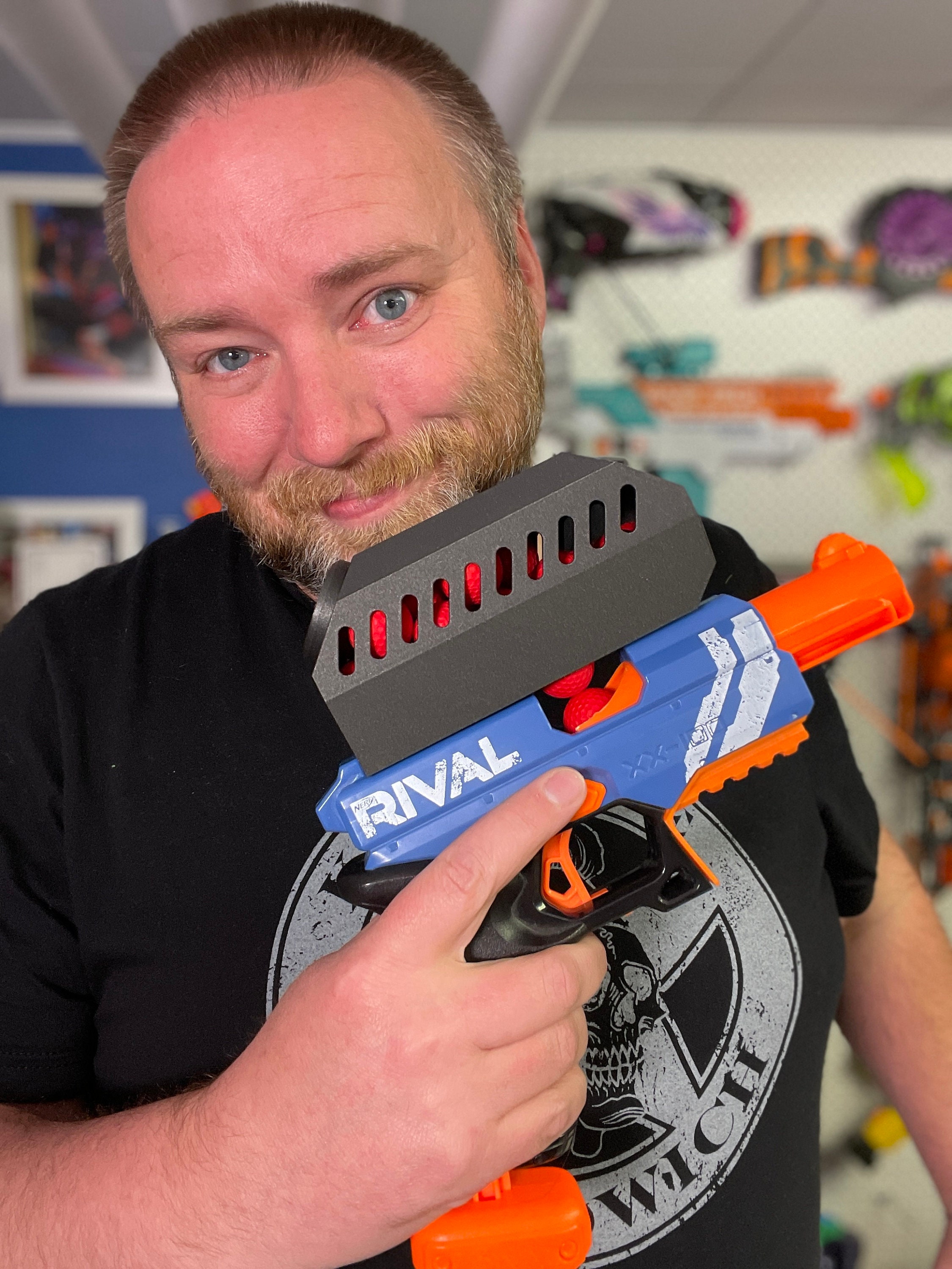 Full Length / Double Short Dart Shell Mod for Nerf Rival Pilot Blaster Toy  Gun