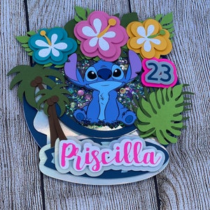 Stitch Inspired Cake Topper