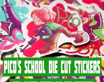 Pico's School Die Cut Stickers