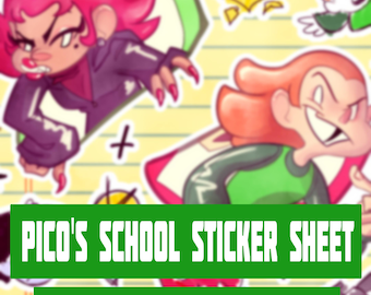 Pico's School - Sticker Sheet