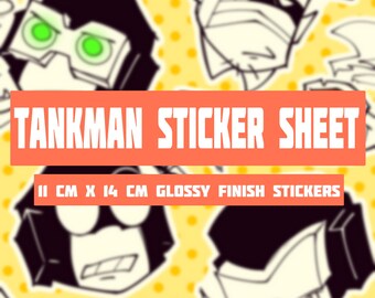 Tankman - Sticker Sheet