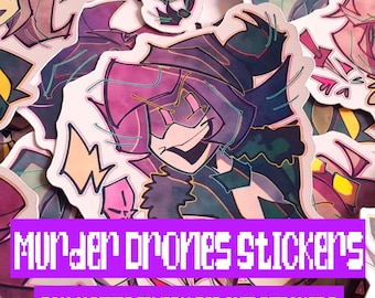 Murder Drones Die Cut Stickers