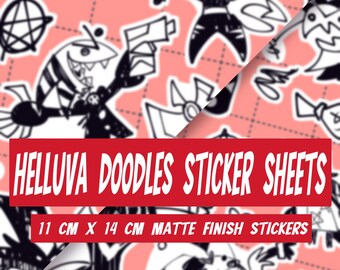 Helluva Doodles Sticker Sheet
