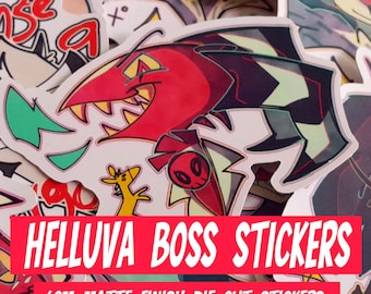 Helluva Boss Die Cut Stickers