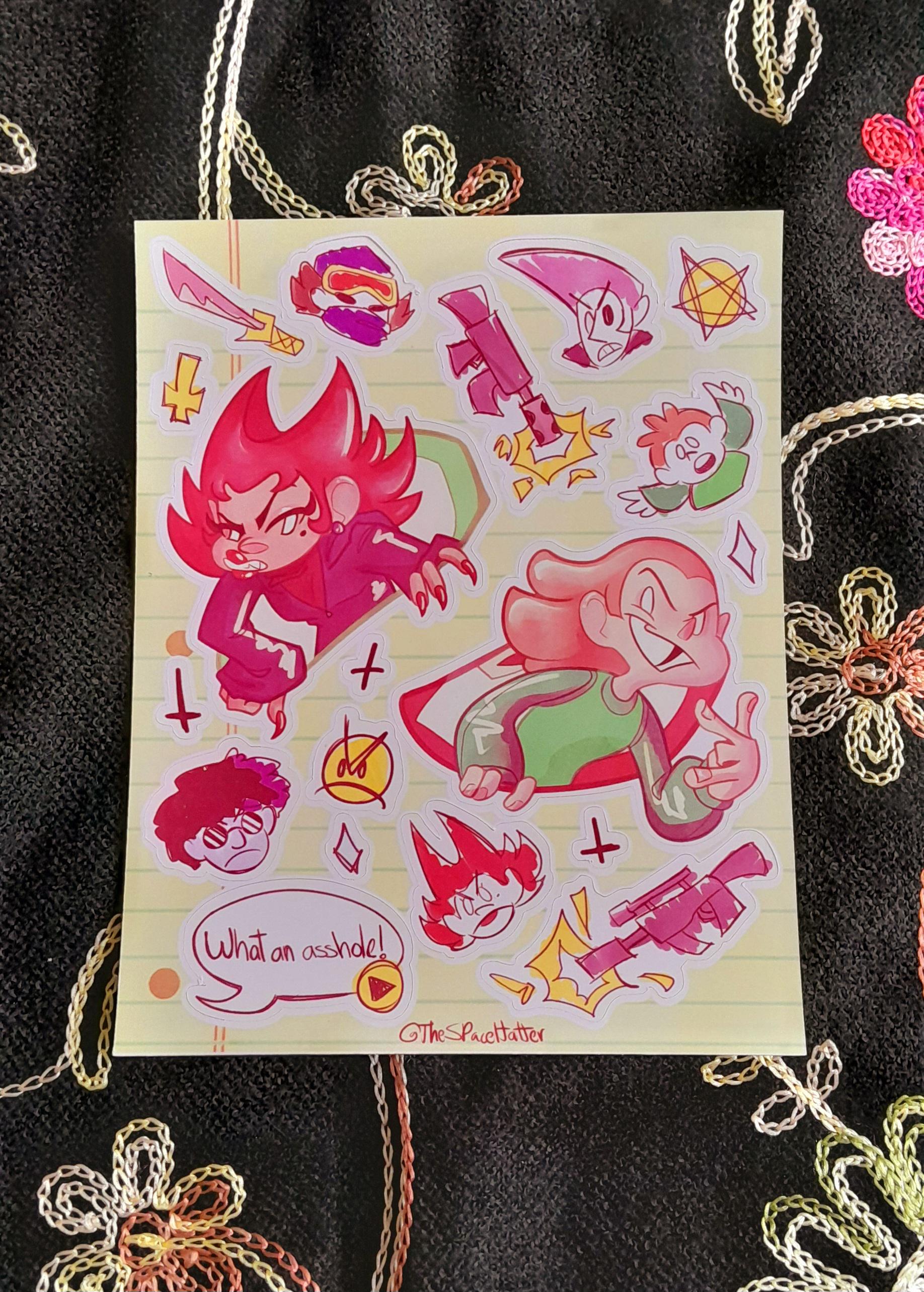 Pico's School - Sticker Sheet - Etsy