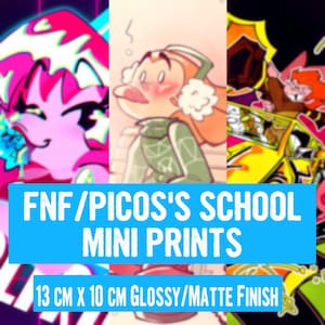 Friday Night Funkin/ Pico&#39;s Schule Mini Prints
