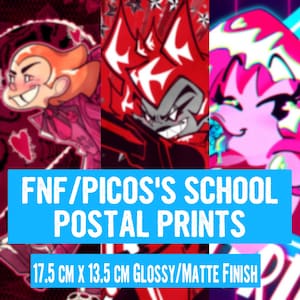 Friday Night Funkin/ Pico's School - Postcard Prints