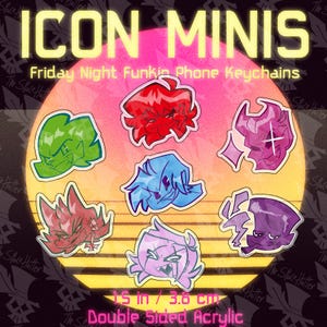 Icon Minis - Friday Night Funkin Phone Charms