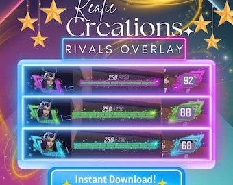 Marvel Rivals | Twitch | Discord | YouTube | Streaming | Sparkle Overlay | 25 colors