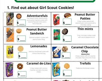 2023 Girl Scout Cookie Meeting/ Badge Requirements and includes 3 games of troop jeopardy! ABC bakers. Full workbook. 47 pages!