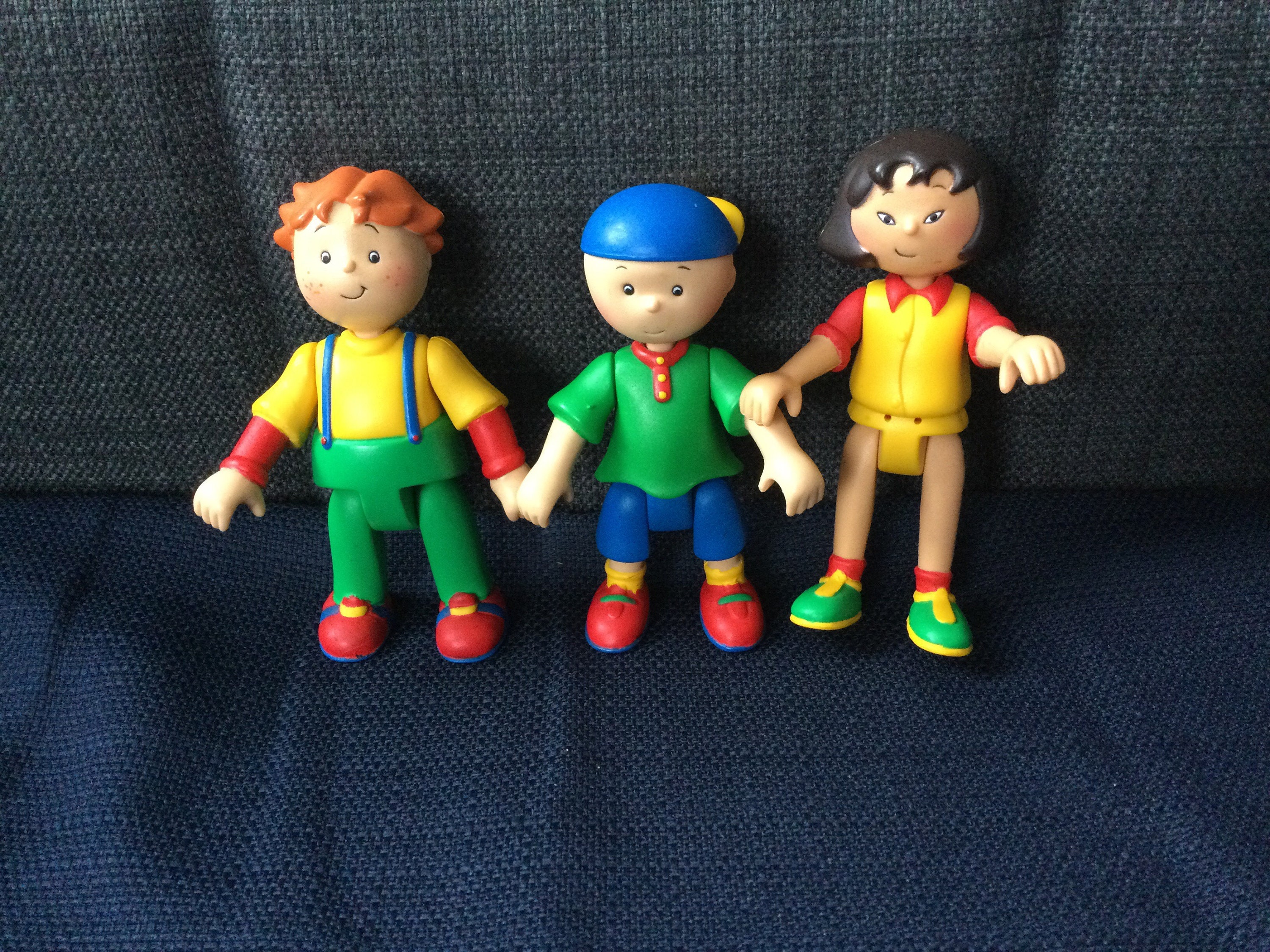 Trio of Caillou and Action Figures Cake - Etsy Sweden