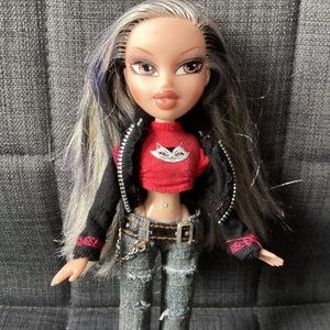 Vintage Gorgeous Bratz Rock Angelz Jade with Original Jeans, Redressed