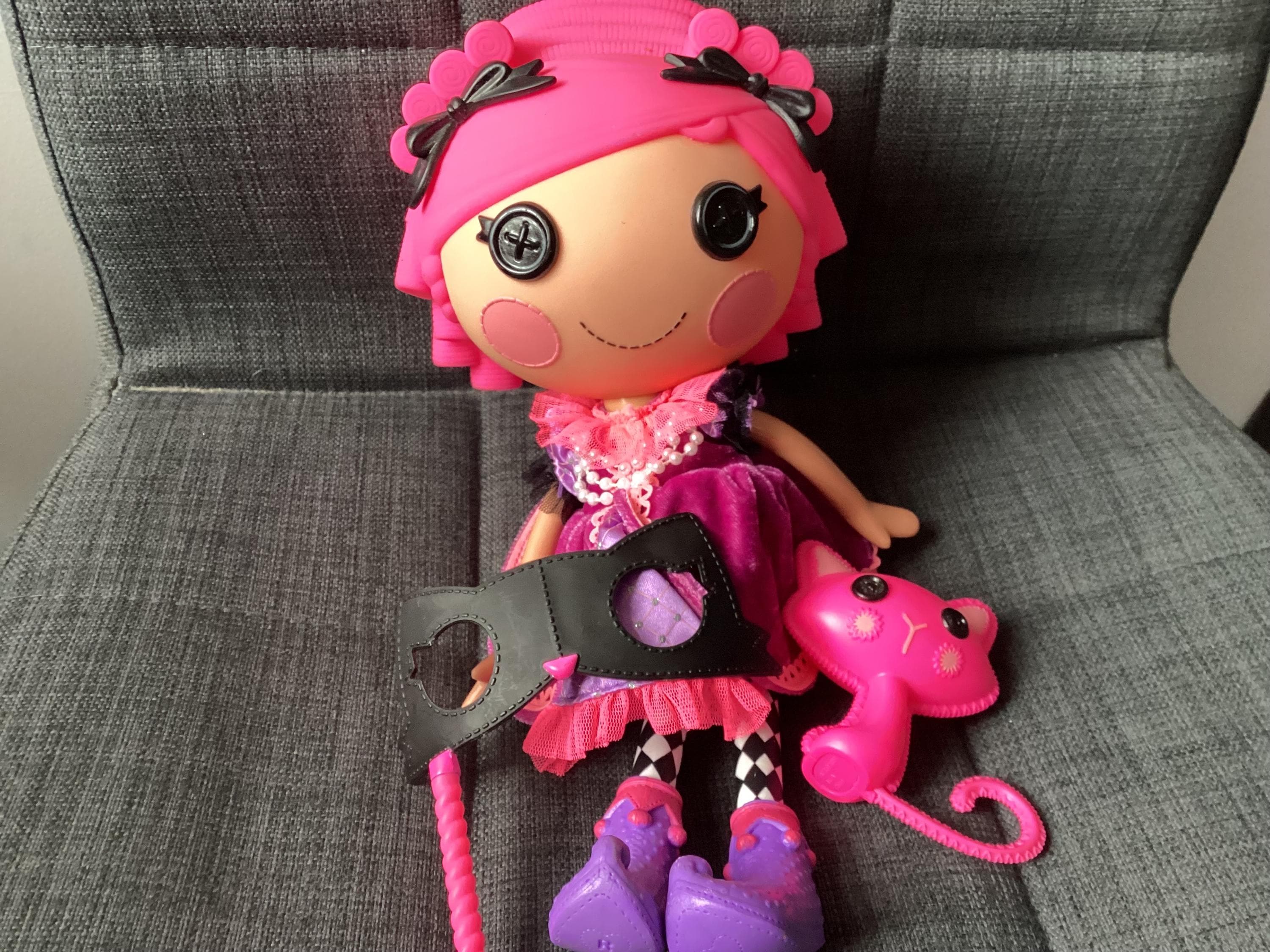 Retired Adorable Lalaloopsy Full Size Confetti Carnivale Doll With Mask ...