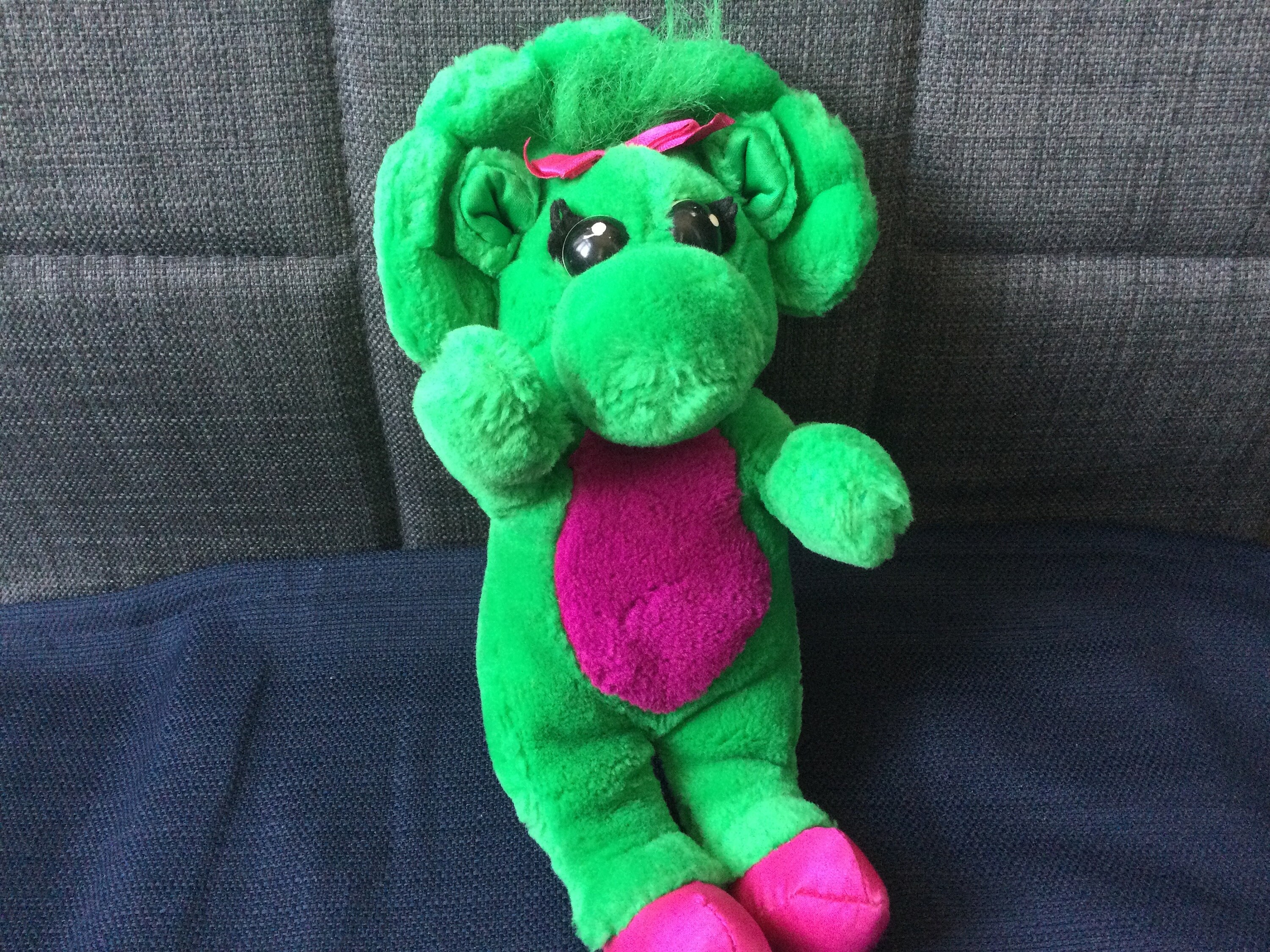 Vintage Barney Dinosaur Baby Bop 9 Inch Plush Stuffed Doll Etsy UK