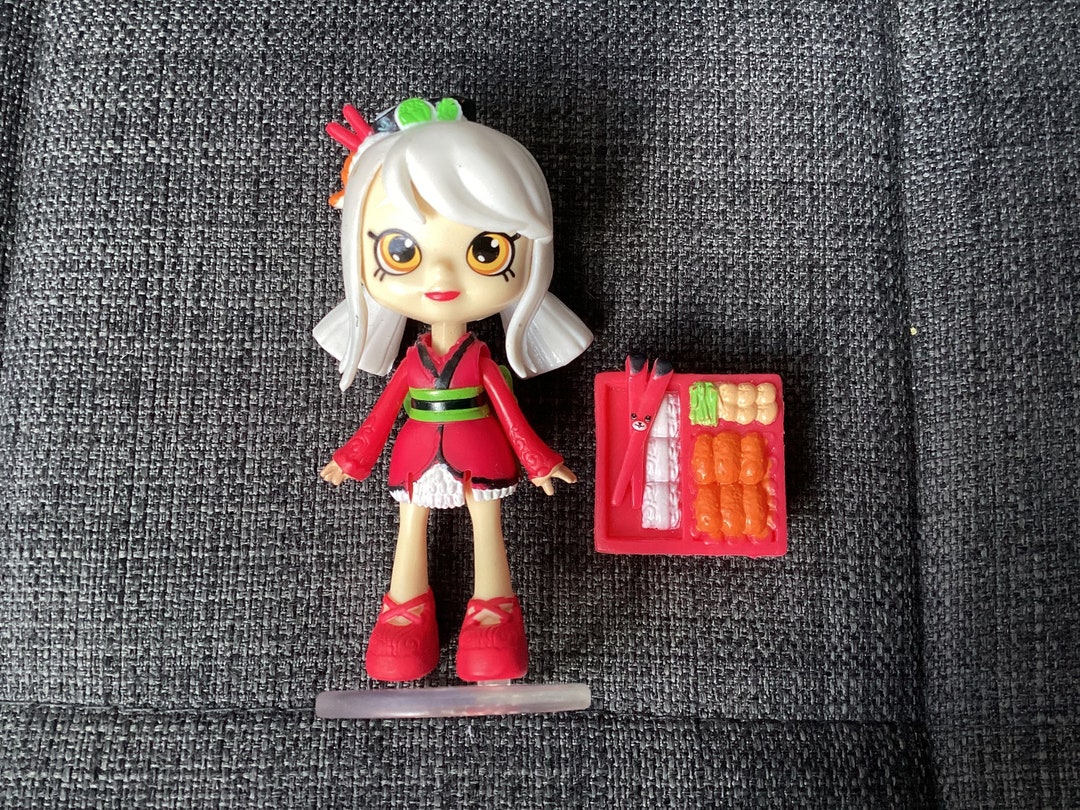 Retired Adorable Shopkins Lil Shoppies Happy Places Sara Sushi