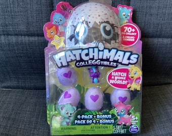 Pack de 4 Hatchimals CollEGGtibles série 1 à la retraite NRFB avec bonus