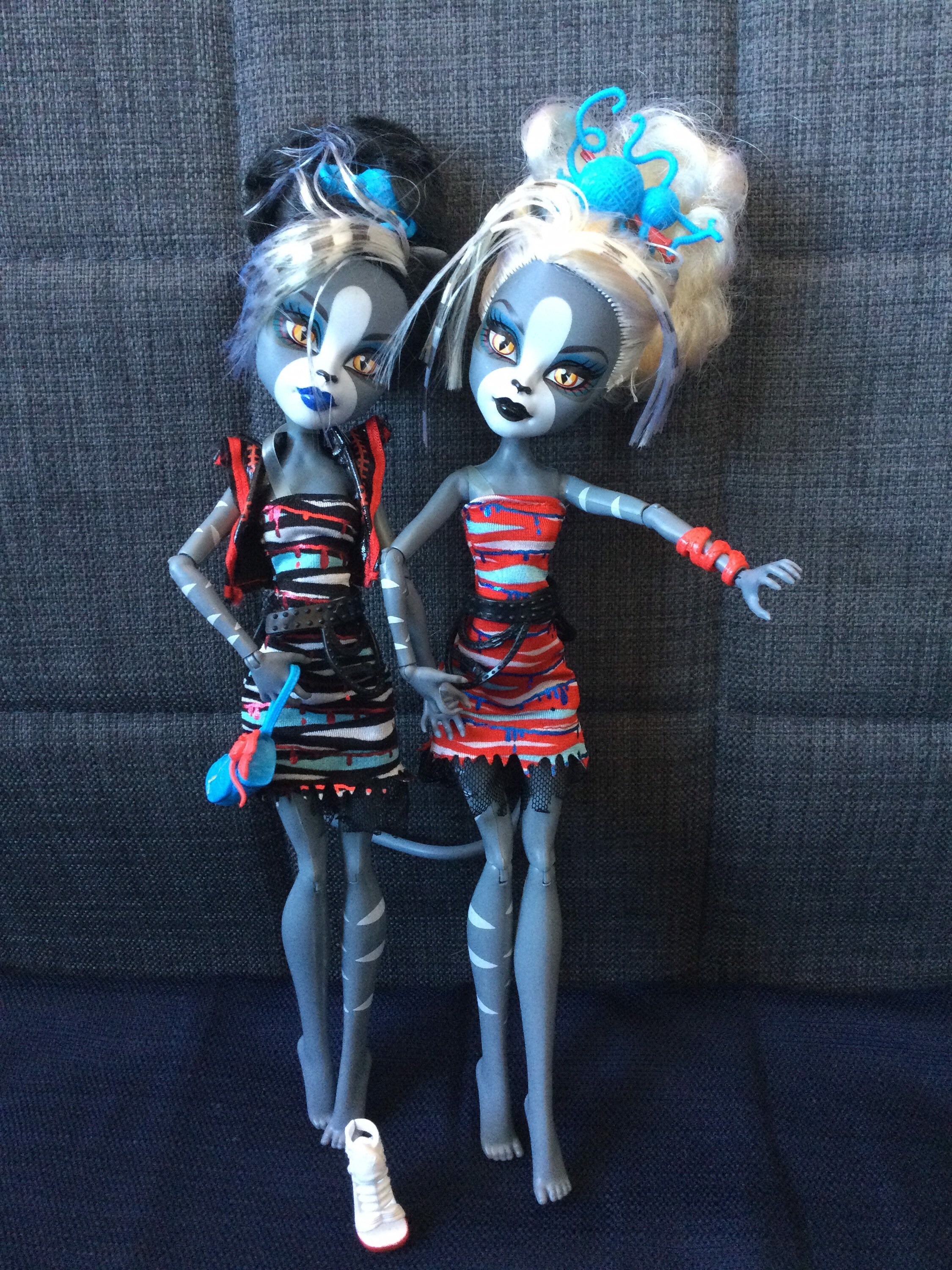 Monster High Dolls Meowlody And Purrsephone