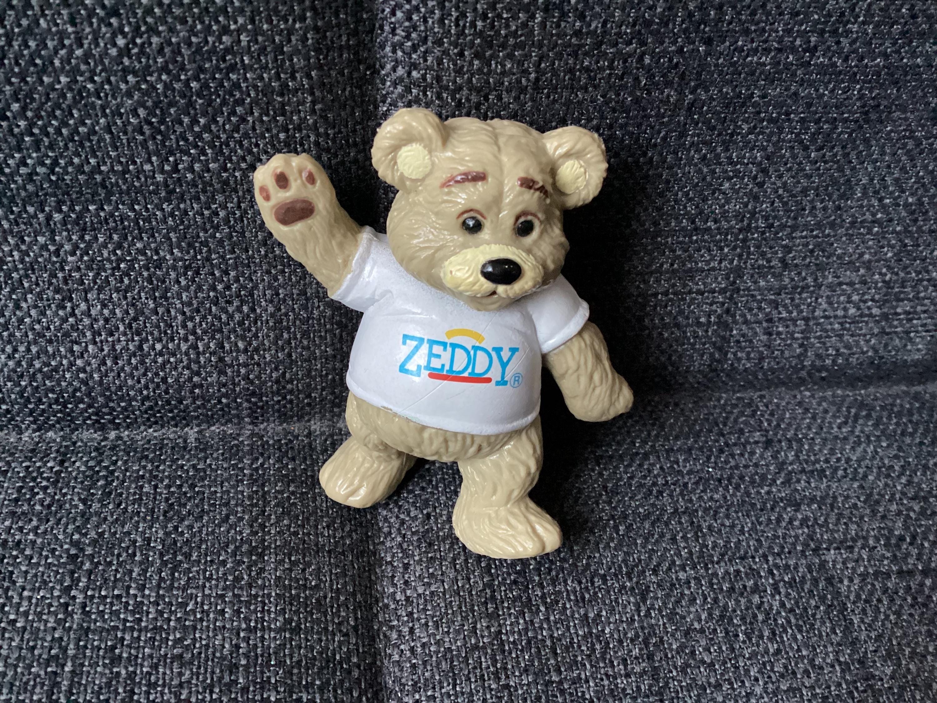 Vintage Zellers Canada Zeddy Bear, 1980s, PVC Figure or Cake