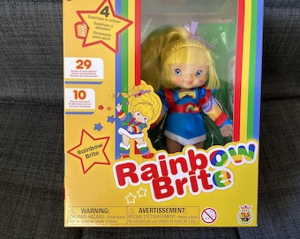 Retired 40th Anniversary Re Issue Rainbow Brite 5.5 inch Doll, Classic Look, New in Sealed Box
