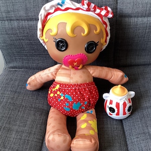 Retired Adorable Lalaloopsy Babies Baby Soft Plush Paint Spot