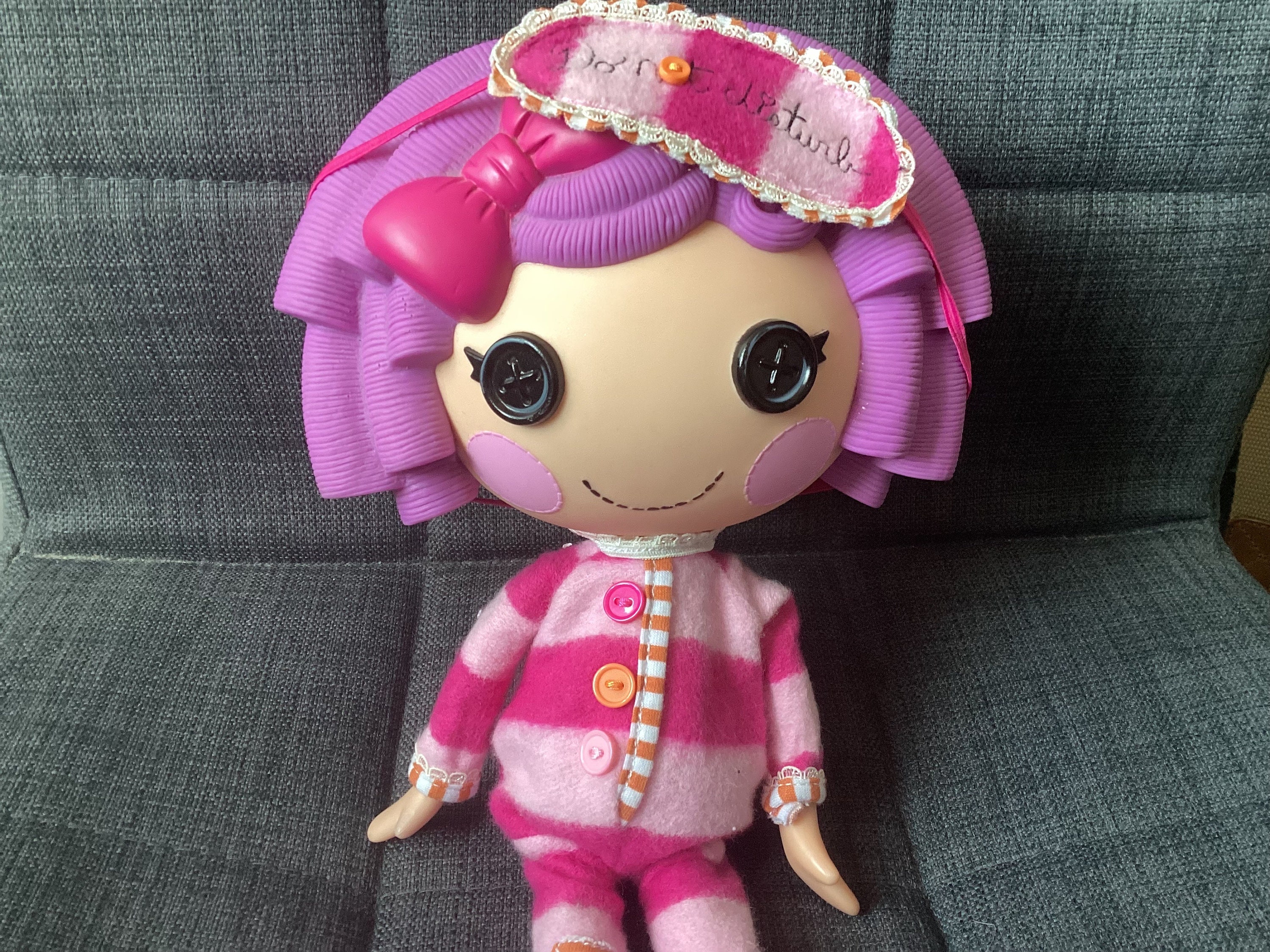 Muñeca Lalaloopsy Pillow de tamaño completo retirada con pijama a