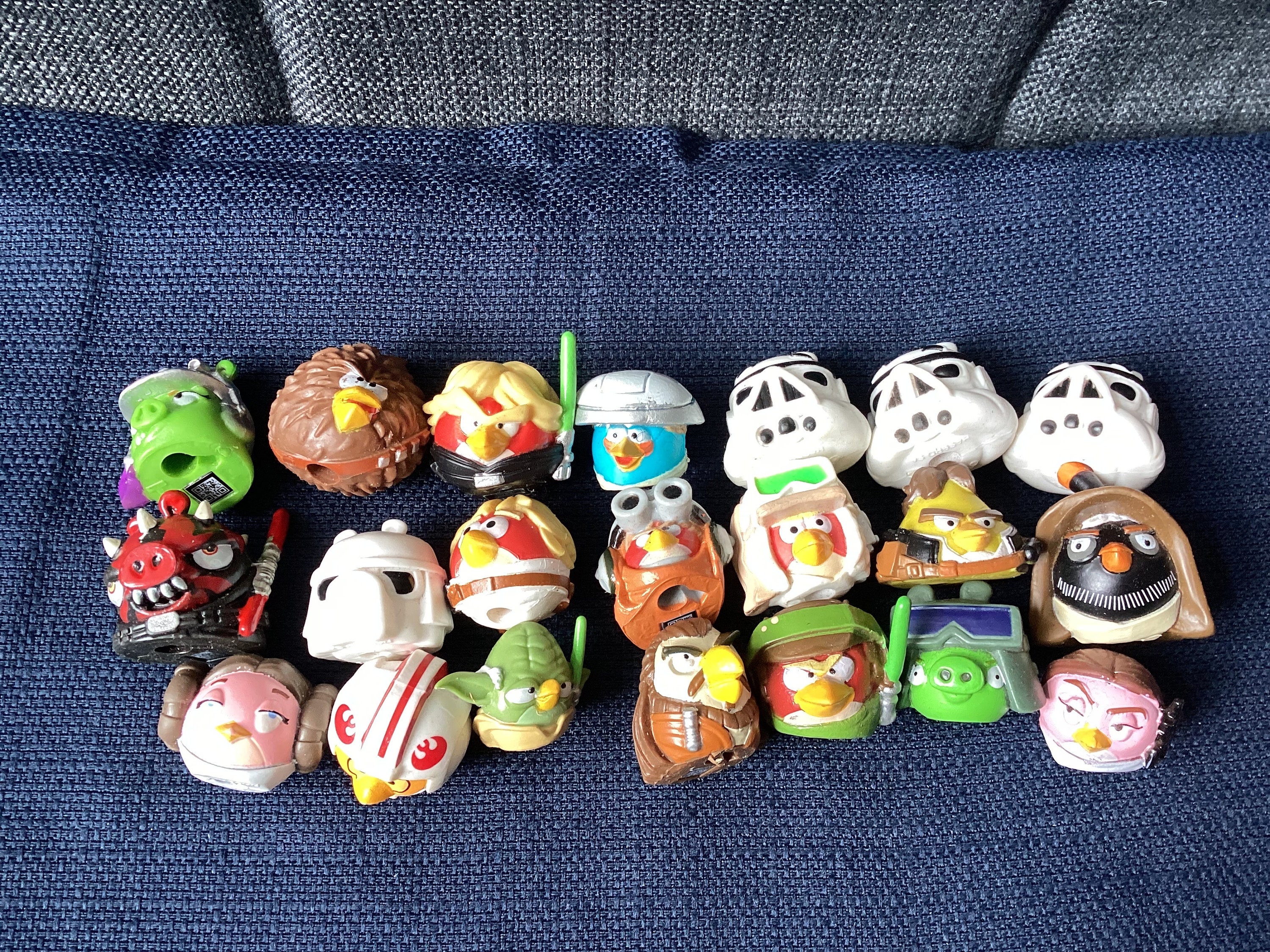 Retired Collection of 21 Star Wars Angry Birds Play Figures