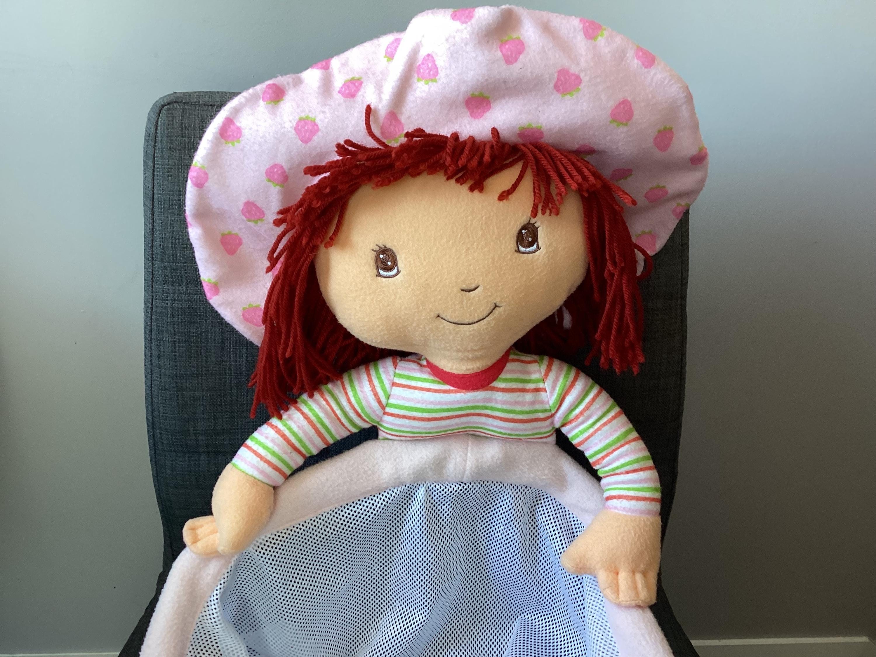 Vintage Hard to Find Large Strawberry Shortcake Stuffed Plush Mesh