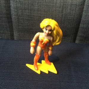 Vintage Burger King Action League Thunder Girl PVC Play Figure or Cake Topper