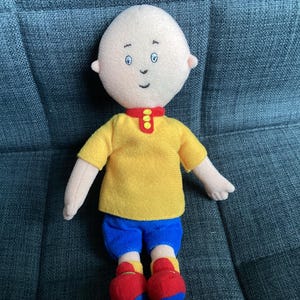 Liten vintage Caillou-docka, 20 cm, från Cinar