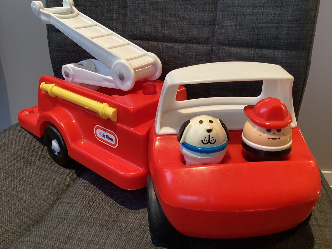 Vintage Classic Little Tikes Fire Engine Truck With One Fire Etsy
