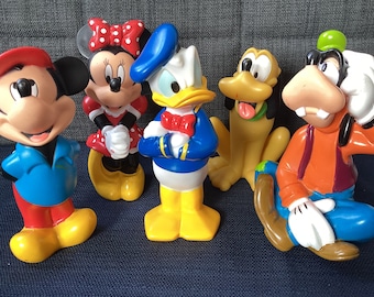 ヴィンテージ ディズニー ミッキー ミニーマウス プルート 2インチ