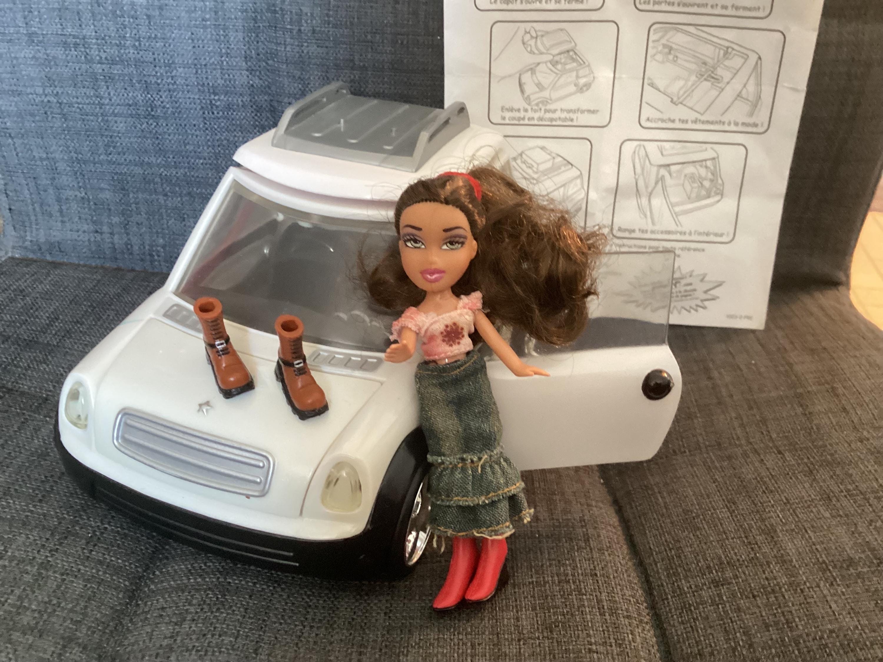 Reserved! Cute Lil Bratz Mini 5 Inch Doll With White Coupe