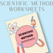 Scientific Method Worksheets Printable, Scientific Method Unit Study ...