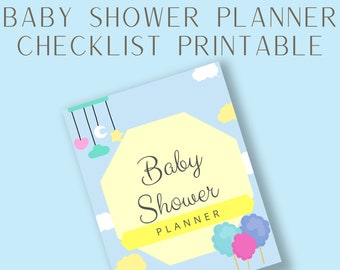 Baby Shower Planner Printable | Baby Registry Checklist | Baby Shower Event Planner Printable | Baby Shower Planning Checklist