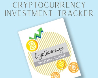 Cryptocurrency Investment Tracker Printable | Crypto Portfolio Organizer | Crypto Currency Investment Sheet | Crypto Profit Tracker