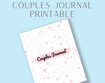 Paare Journal Printable, Beziehung Planer, Paar Ziele Tracker, DIY Beziehung Andenken, Liebe Journal, Partner Memory Buch